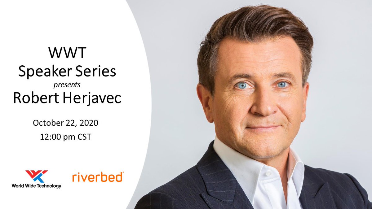 tjwilliams128's tweet photo. Join WWT and @riverbed as we kick off our new Speaker Series with @robertherjavec from ABC's Shark Tank. Register to attend! https://t.co/0ErZVgiKsM https://t.co/D2CBliED4S