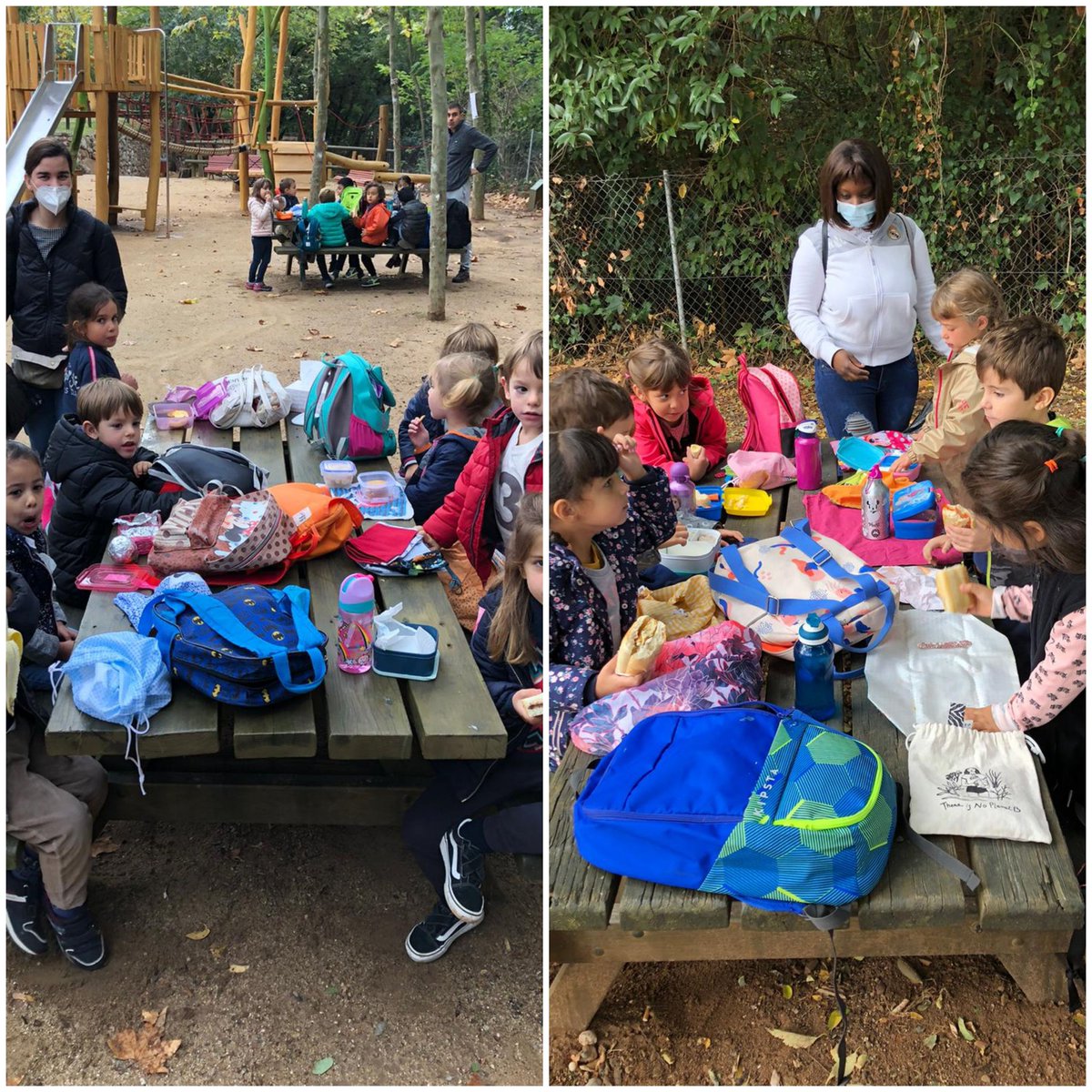 EscPublicaSAFA's tweet photo. Excursió de #tardor!
#P5 hem anat al Parc de #CanRius, a #CaldesdeMontbu.
#coneixementdelentorn #coneixementdunmateixidelsaltres #convivència https://t.co/naX4IwQ92o