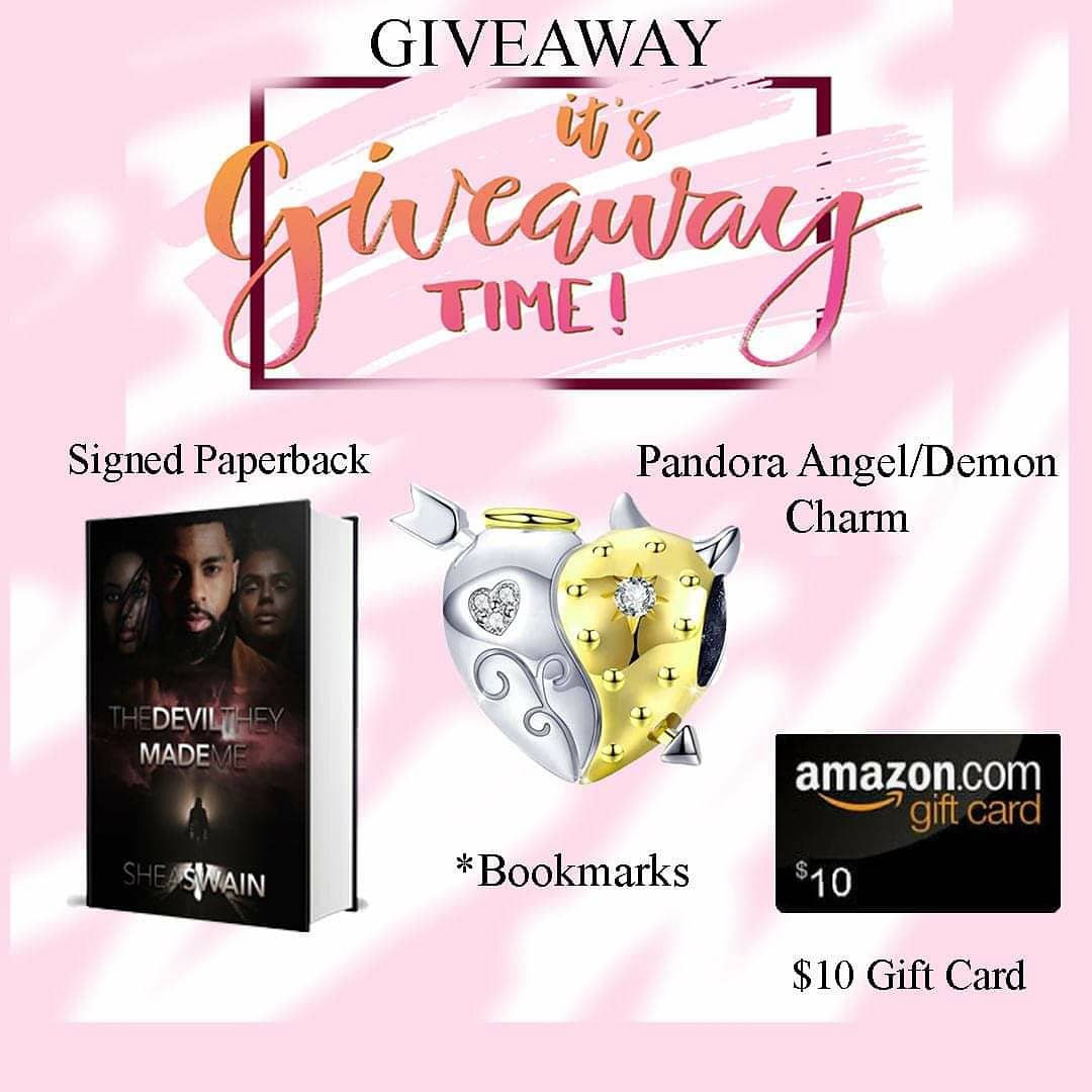 SheaSwainWrites's tweet photo. The Devil They Made Me #Giveaway 
#RetweeetPlease #bookgiveaway #IARTG #ContemporaryRomance 
Enter here
https://t.co/1DCQEZ3JNF? https://t.co/0xKraXEMfb