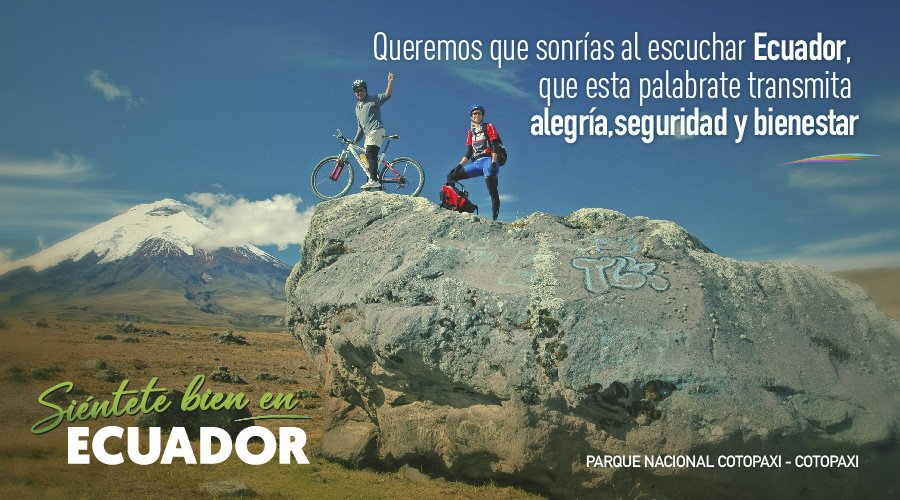 evafuego6's tweet photo. Aumenta tu adrenalina practicando una variedad de deportes de aventura que Ecuador tiene para ofrecerte. Un destino de naturaleza, aventura y con todas las medidas de bioseguridad. #SiénteteBienEnEcuador https://t.co/z11qtOnoRV