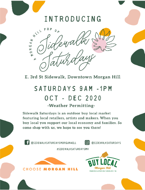ChooseMorganHil's tweet photo. Come out and enjoy our Sidewalk Saturdays.  #buylocal https://t.co/4ZmlIsr8iF