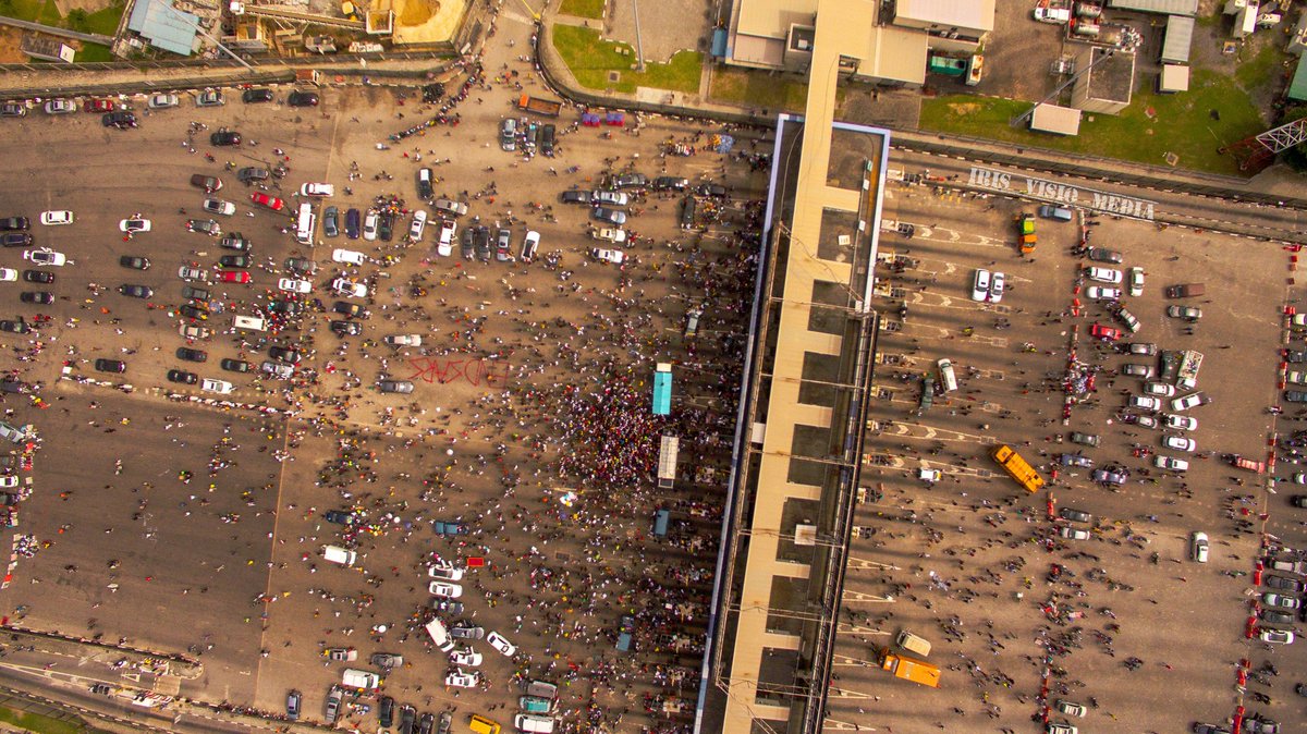 UAVNigeria's tweet photo. #EndPoliceBrutalityinNigeria #EndSARS #EndPoliceBrutality Send your aerial video and photos in. https://t.co/ToMzW2Lona
