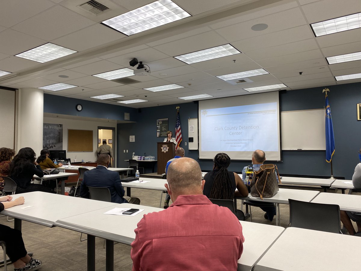 Civilian Review Board Members attend an in-depth discussion of jail procedures at the Clark County Detention Center. 

As the jail is staffed by <a href="/LVMPD/">LVMPD</a>, inmate complaints fall under the Board's review for investigation and potential hearings.