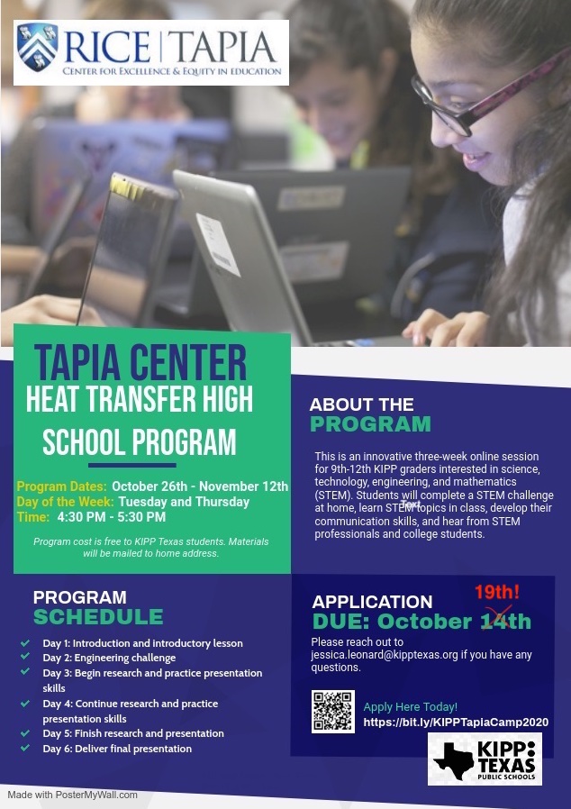 tapiacenter's tweet photo. @kipptexas https://t.co/IZesRDHlrd