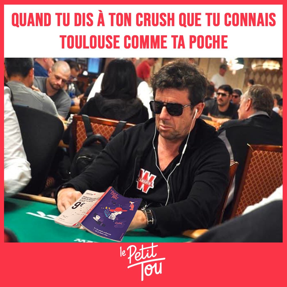 Distribution du Petit Tou ce samedi 17 de 10h à 17h au Capitole et Esquirol.
Comme <a href="/PatrickBruel/">Patrick Bruel</a> impressionne tes proches en connaissant Toulouse comme ta poche grâce au Petit Tou !