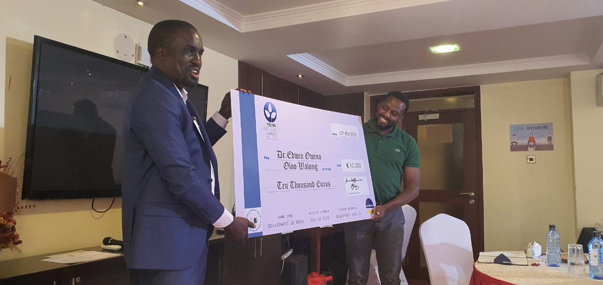 EOWalong's tweet photo. I should have shaved today....
Dear @KenyaKacp, Thank you for the kind surprise, I'm elated!
Thank you @biomerieux for the kind award!
Thank you @uonbi and @KNH_hospital for providing the right for the proposed work. https://t.co/yAdYb1906g