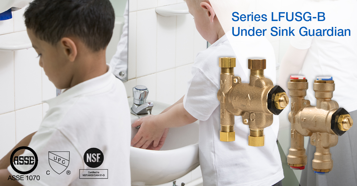 wattswater's tweet photo. Don’t get burned by the competition. Prevent scalding injuries with the industry standard LFUSG-B valve.  https://t.co/5dwv1BTXbQ 

#thermostaticmixing #scalding #facilitymanager #undersink #checkvalve #wattsintheworld https://t.co/bQG5QSncQO