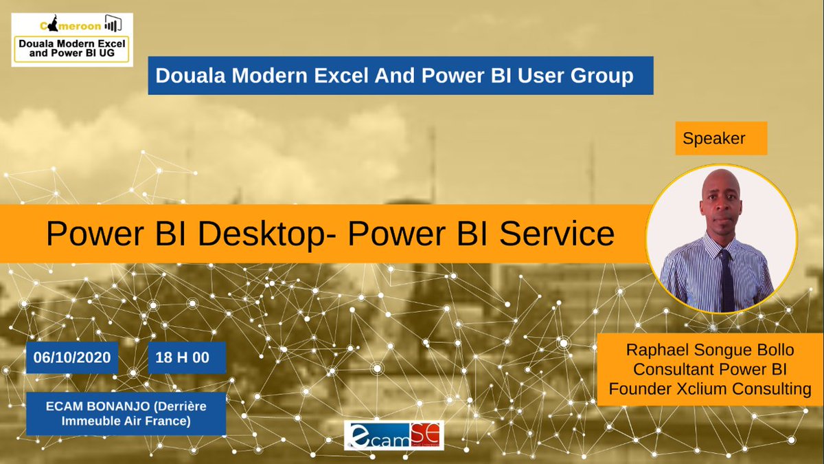 DlaPowerBIUG's tweet photo. Ne manquez pas notre prochain meetup le 06 Novembre à 18H00 à Bonanjo (Derrière immeuble Air France) . Nous parlerons de Power BI Desktop - Power BI Service. Inscription libre et gratuite. Lien de l'inscription :
https://t.co/XmthDQyV68 https://t.co/xXXqsqFPxA