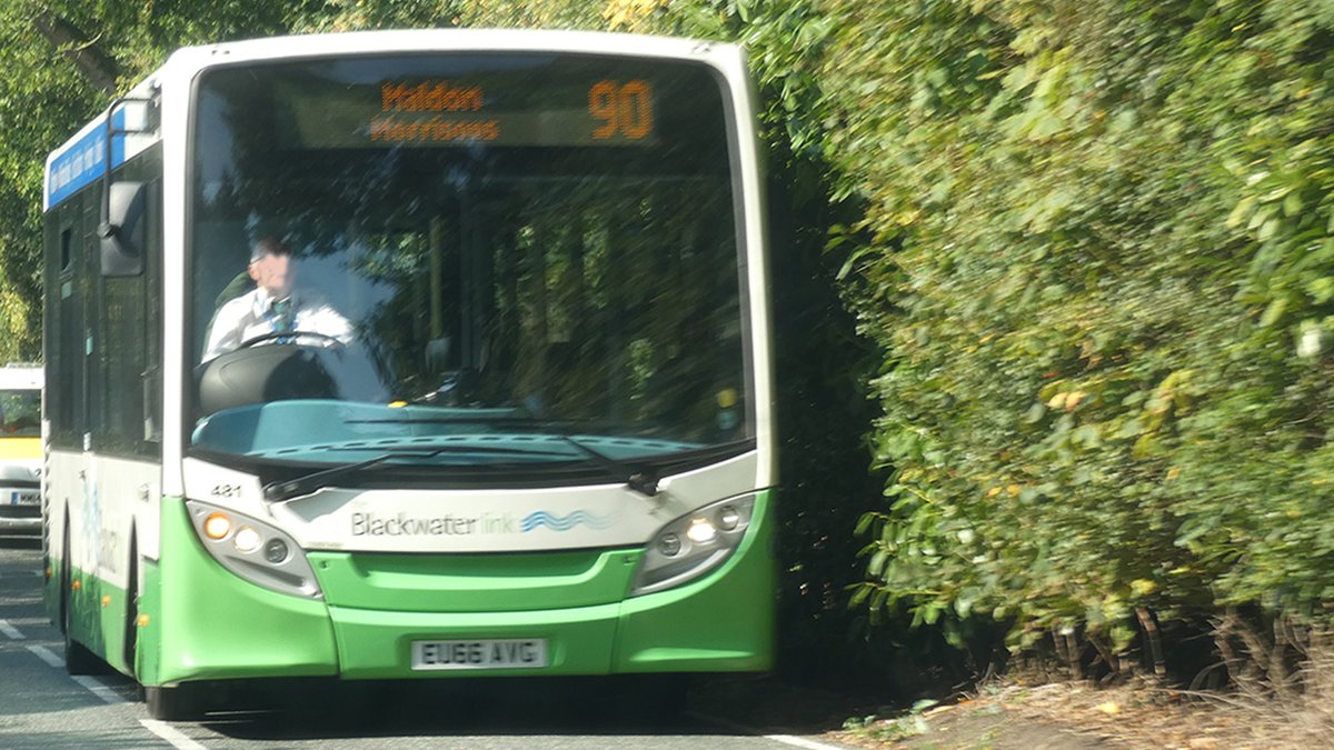 WillsBusSpot's tweet image. Stephensons of Essex ADL Enviro200 481 EU66 AVG working a 90 service to Maldon pictured in Wickham Bishops on Tuesday the 15th of September 2020. New to Stephensons of Essex in 2016.