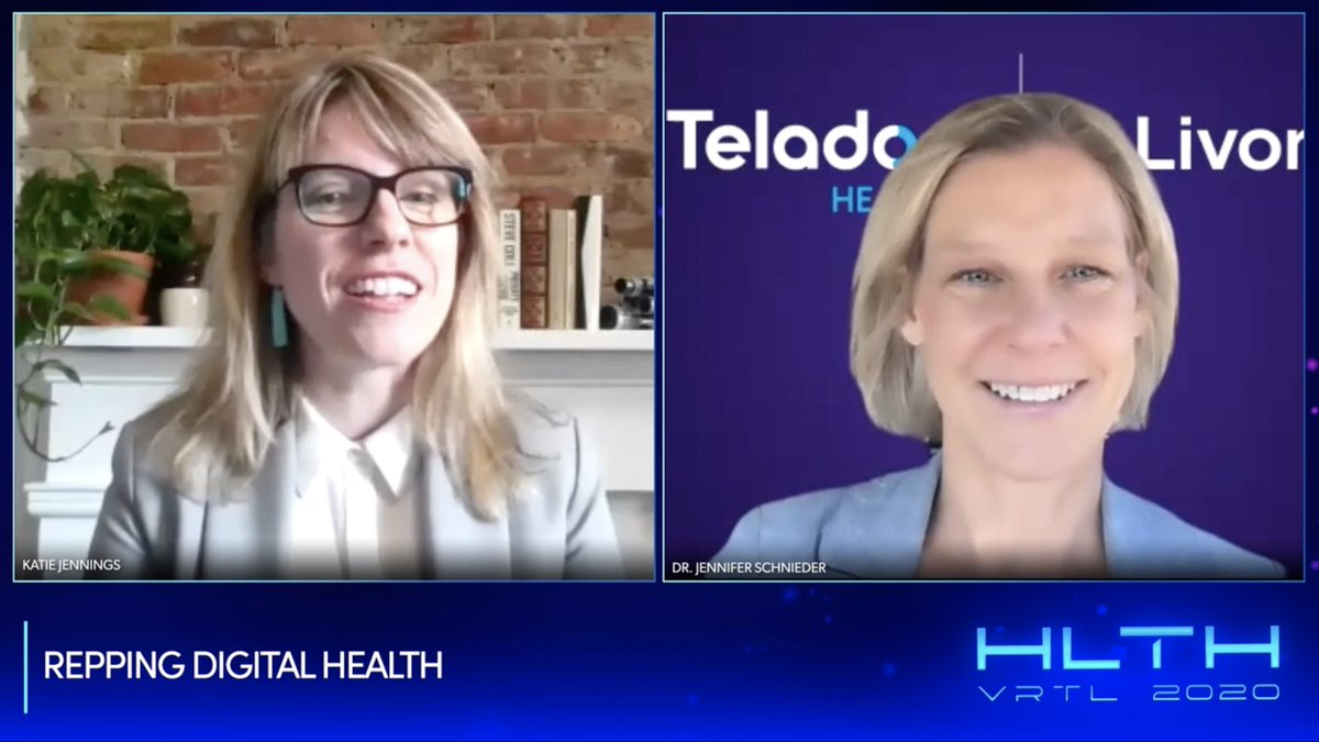 'First and foremost, always bet on yourself. Other people can doubt you but you can control yourself,' @Dr_JSchneider shares advice for women leaders with @katiedjennings during the #WOMENatHLTH track at #HLTH2020.