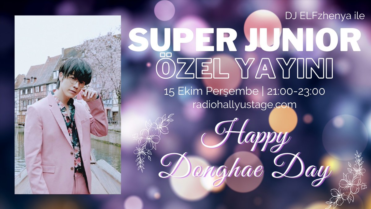 Hallyu_Stage's tweet photo. 🎧 SUPER JUNIOR ÖZEL YAYIN 🎧

Hep birlikte keyifli bir #HappyDonghaeDay Özel Super Junior Yayınına hazır mısınız ELF!! 😍🎶 Doğu Denizi'mizin doğum gününü kutlamak için tüm ELF'leri sohbet panelimize bekliyoruz 💃🎶
@SJTurkeyBluElf 💙
https://t.co/mmIPom8TT7 https://t.co/pWGwPIS3VL