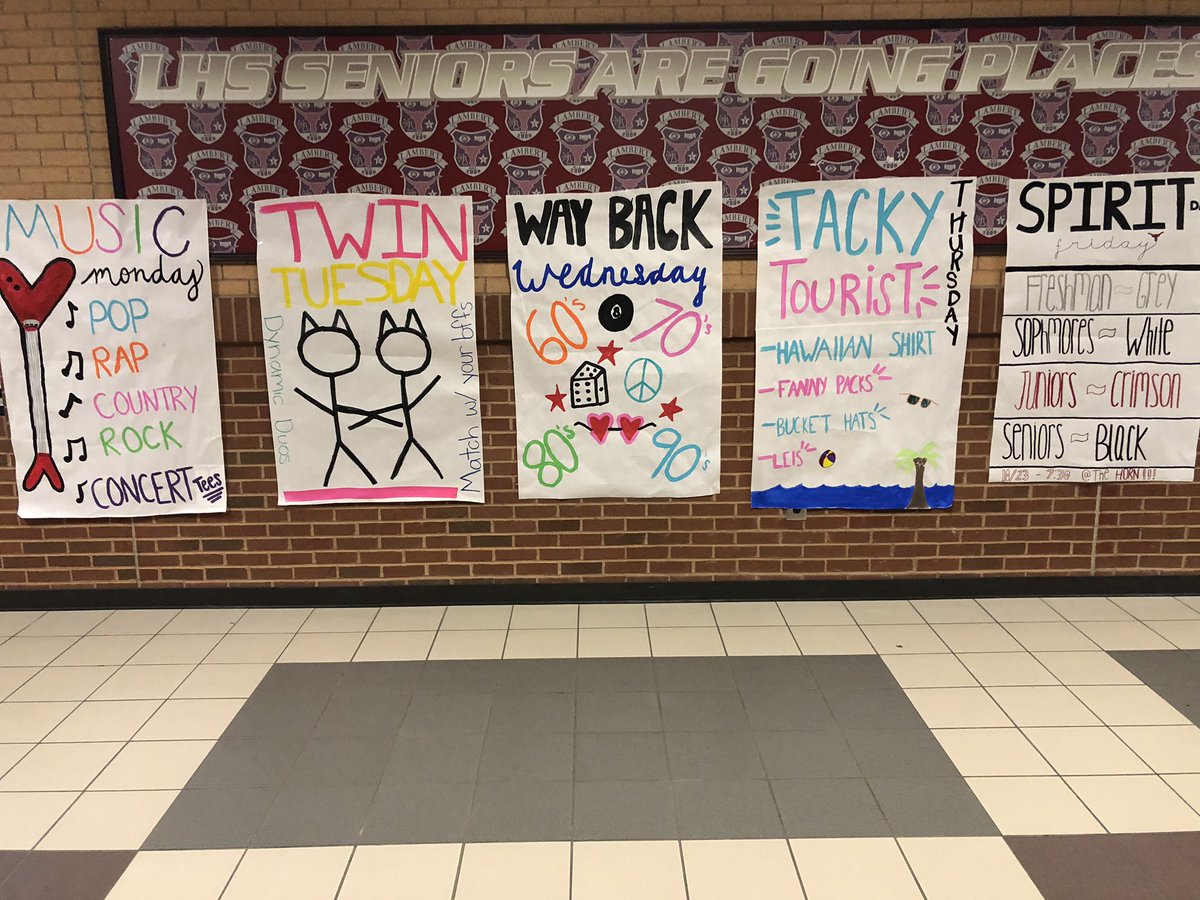 Get hyped for Homecoming 2020-“Out of this World” next week at the Horn🤘🔥🕺