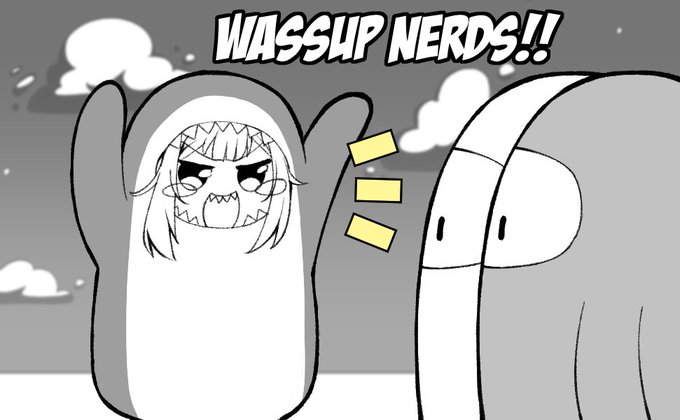 gura being APEX towards various videogame characters.

#gawrt #holoMyth #HoloEN 