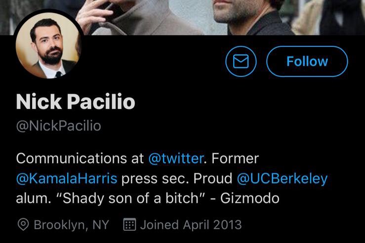 Javierito321's tweet photo. El ex secretario de prensa de Kamala Harris (Candidata a Vicepresidente con Biden) es nada mas y nada menos que el director de comunicaciones en Twitter.

¿Entonces uno es conspirativo no?

¿Hay o no hay parcialidad de parte de medios y redes sociales? https://t.co/ztyGKkMbv9