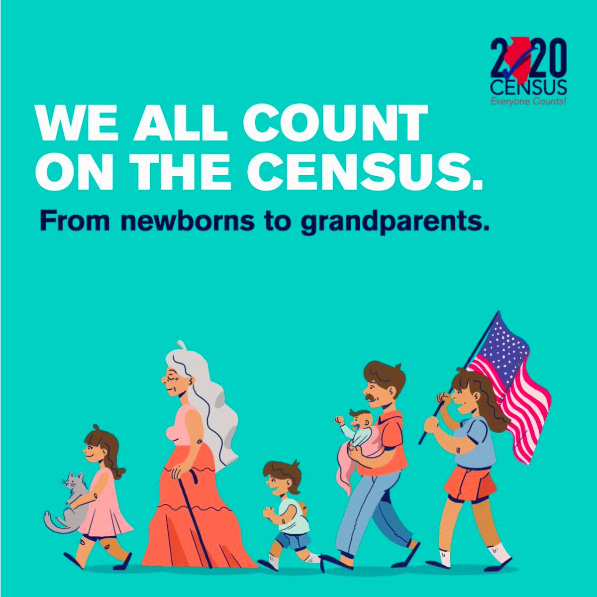 MyForefront's tweet image. Today's our last chance to get counted in the #2020Census so our communities have what they need to succeed. Fill out the Census today at 2020Census.gov, and get ready to vote by registering at ova.elections.il.gov. #MakeILCount #ILCountMeIn2020 #VoteReady