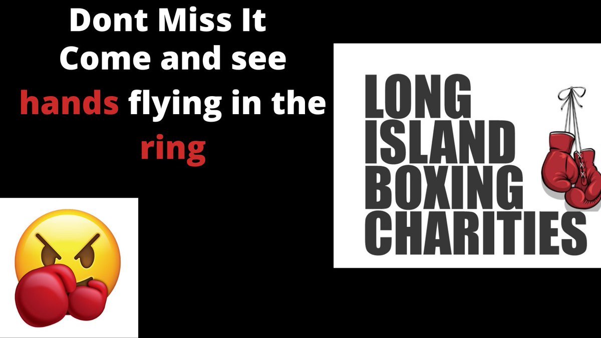cbontemps21's tweet photo. Come and see this boxing event for charity, it all goes down on October 18th from 12pm-5pm.#boxing #charity #LIBC
@SaraLMarino
@DanPCoreIntern 
@CoreKaylao 
@ChristyCoreBTS
@PauloCoreIntern 
@pomara_matt 
@5XPAZ https://t.co/QJj5bG3BuR