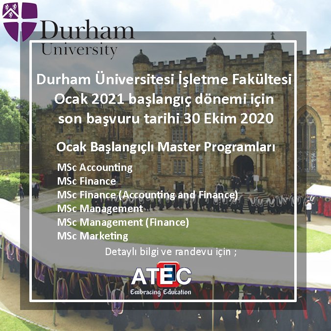 Durham Application Deadline
