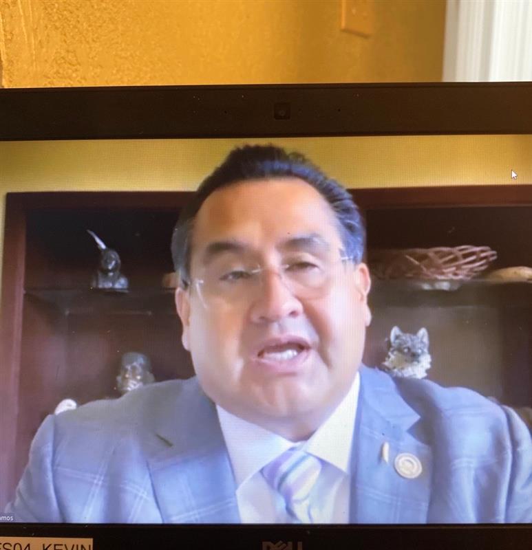 CaAllianceKIDS's tweet photo. “The challenge is not to shy away from issues of #MentalHealth and suicide prevention” -@AsmJamesRamos at our #FallInstitute today. Thank you Assemblymember Ramos for joining us. https://t.co/P6QqWtFFd8