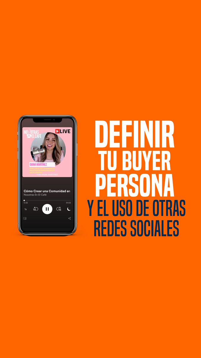 ¿Dónde encuentro a mi audiencia? ¿debo estar en Pinterest, Facebook, Tiktok, etc?

Diana nos dice que para no abrumarnos con tantas preguntas, es importante conocer los puntos de dolor de nuestro buyer persona. Aquello que necesita es lo que nosotros vamos a crear #podcast