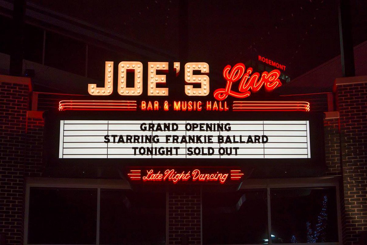 JoesRosemont's tweet photo. Who was there February 25, 2016, when it all began? #JoesLive #TBT #JoesRosemont https://t.co/g9VAaRJgyN