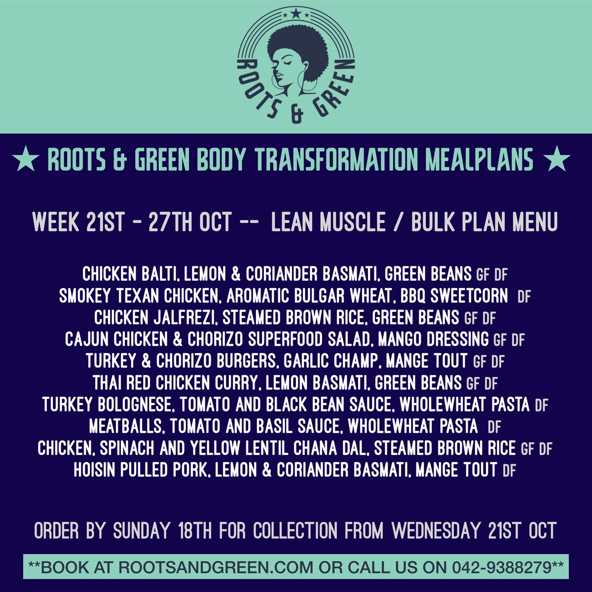 RootsandGreen's tweet photo. Collect from:
💥Roots &amp; Green Cafe Dundalk
💥Drogheda Retail Park 
💥Ashbourne Retail Park
💥Swords Airside Retail Park
💥Merrion Square Dublin 
Call 0429388279 or book online at https://t.co/aLOy38RumZ

Bookings by Midnight on Sunday for collection the following Weds &amp; Sunday. https://t.co/StVwd42w7S