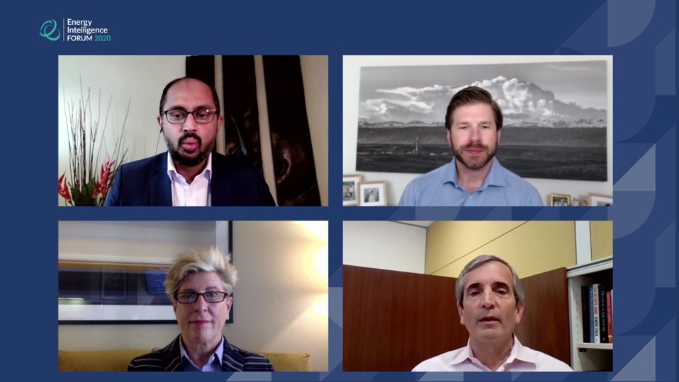 A huge thank you Matt Gallagher, Kathy Hipple, Greg Leveille and Abhiram Rajendran for a stimulating discussion on the future of US shale #oilandgas. #EIForum #TheBigEnergyReset <a href="/MattG_PE/">Matt Gallagher</a> @kathy_hipple <a href="/conocophillips/">ConocoPhillips</a> <a href="/ARaj_Energy/">Abhi Rajendran</a>
