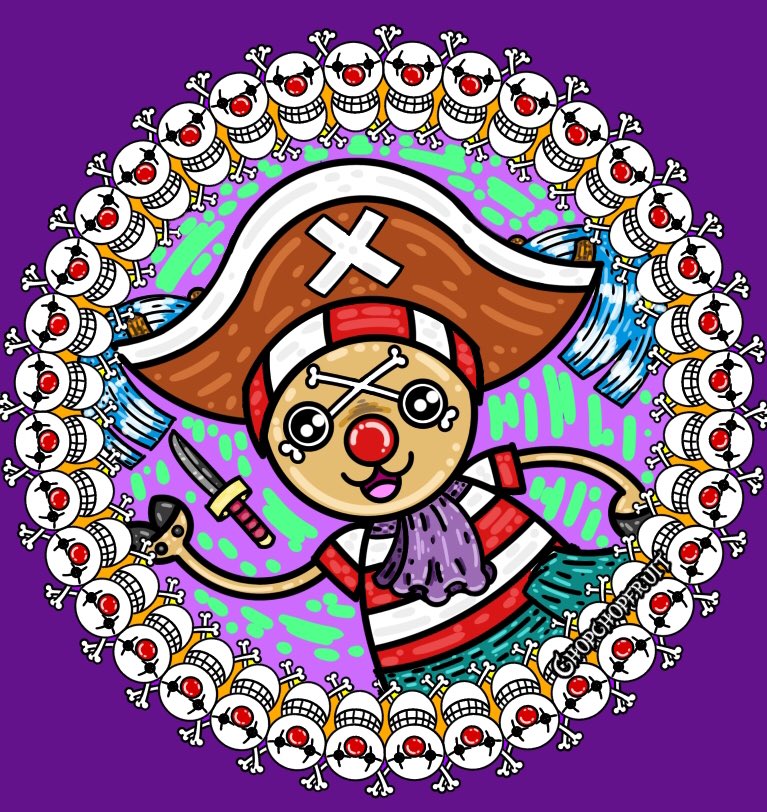 chopchopfruit's tweet photo. Tony Tony Chopper in a Buggy costume!🍭🗡😋 #ONEPIECE #OneToberPiece #onepiecefanart https://t.co/d2soRuC5tc