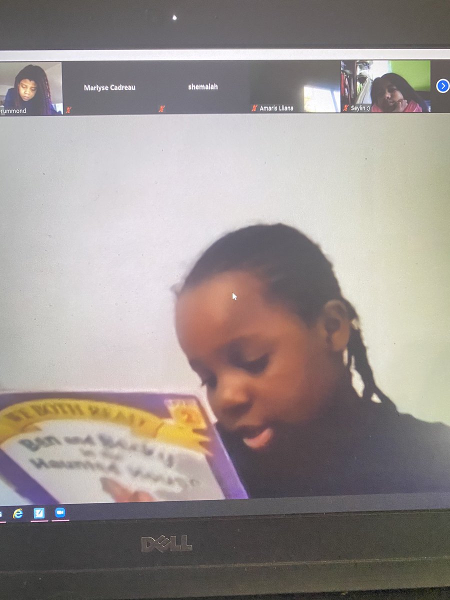 So proud of this rockstar from #virtualroom8 !!! She is new to our school and mainly speaks French. Today, while students were working independent and I had a small group, she faced her fears and read to us!! Thanks <a href="/meltera2/">Mel Tera</a> for making sure she has books!!!