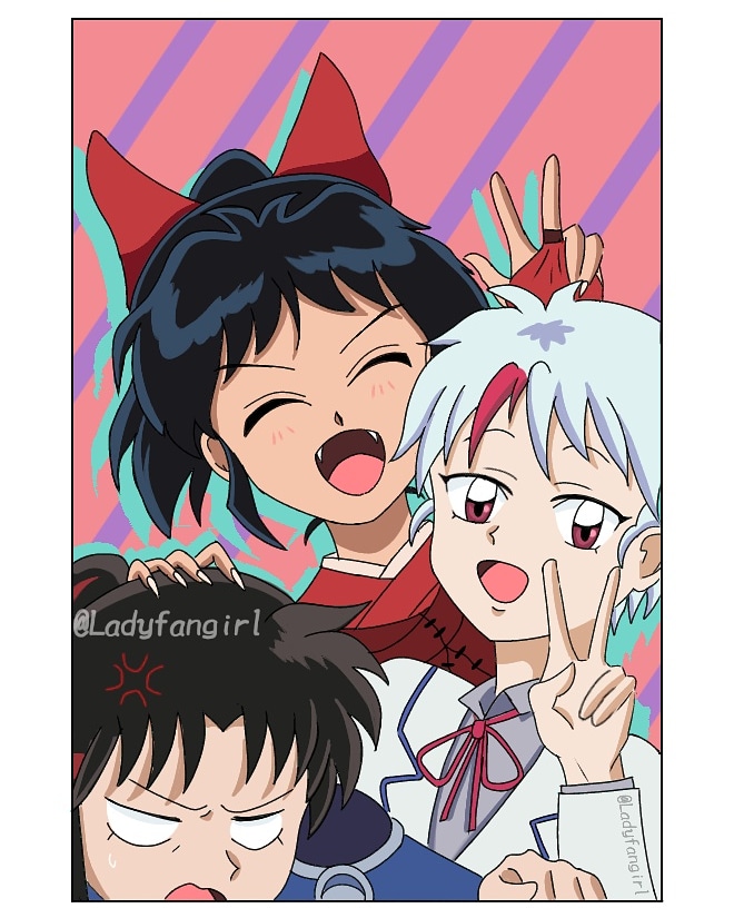 ladyfangirl02's tweet photo. ⚠️If you repost, give credit ⚠️
#selfie
The three princess
⚠️ Si reposteas, da créditos ⚠️
Tags: #HanyouNoYashaHime #MOROHA
#inuyashafanart #inuyasha #inukag #inuyasha2 #inuyashadad #inuyasha2020 #inuyashadrawing #inuyashaxkagome #inuyashakagome #inuyashafanart https://t.co/RvGXnHMZ1l