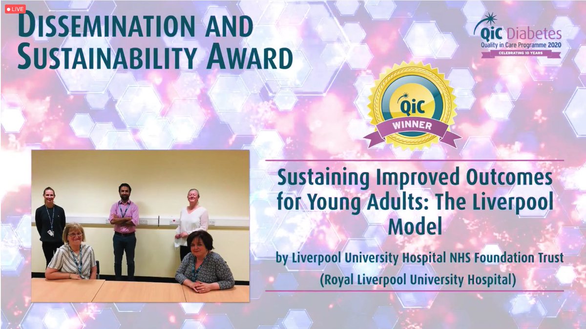 Congratulations @Rezaidi and the @LivHospitals team on their #QiCDiabetes award for sustaining improved outcomes for young adults. Read about the Liverpool model at diabetesonthenet.com/journals/issue…
@CYPDiabNetwork @mayng888