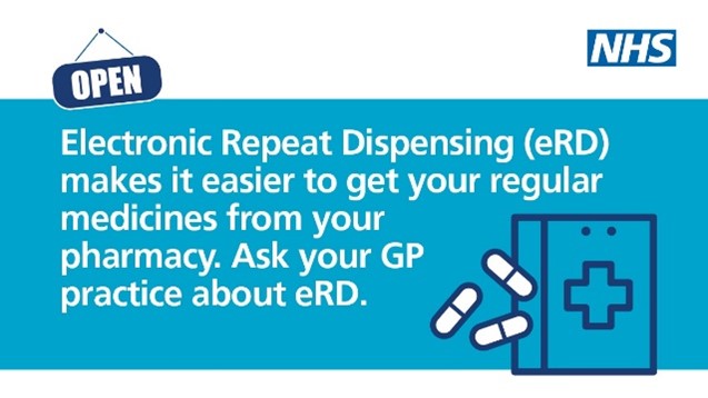 Adam Irvine (@adamirvine) on Twitter photo 🛍️ If you receive regular repeat prescriptions, your GP practice may move you over to electronic repeat dispensing.
Your GP can send your regular or repeat prescriptions electronically to a pharmacy of your choice.
Find out more ➡️ bit.ly/2AJi4KL
<a href="/NHSNW/">NHS North West</a> #NHSPharmFri 🛍️ If you receive regular repeat prescriptions, your GP practice may move you over to electronic repeat dispensing.
Your GP can send your regular or repeat prescriptions electronically to a pharmacy of your choice.
Find out more ➡️ bit.ly/2AJi4KL
<a href="/NHSNW/">NHS North West</a> #NHSPharmFri