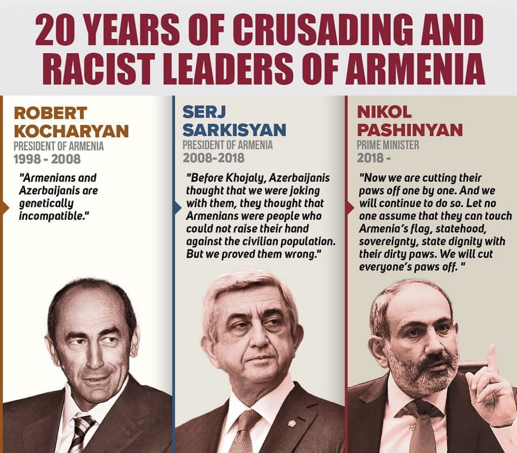 NubarAlieva's tweet photo. #StopArmenianTerror #StopArmenianOccupation #StopArmenianAggression #StopArmenianProvocation #AzerbaijanWantsJustice #AzerbaijanNotEnemy #leavemyKarabakh #KarabakhisAzerbaijan #Doesitmakesense https://t.co/5ukzECG1h7