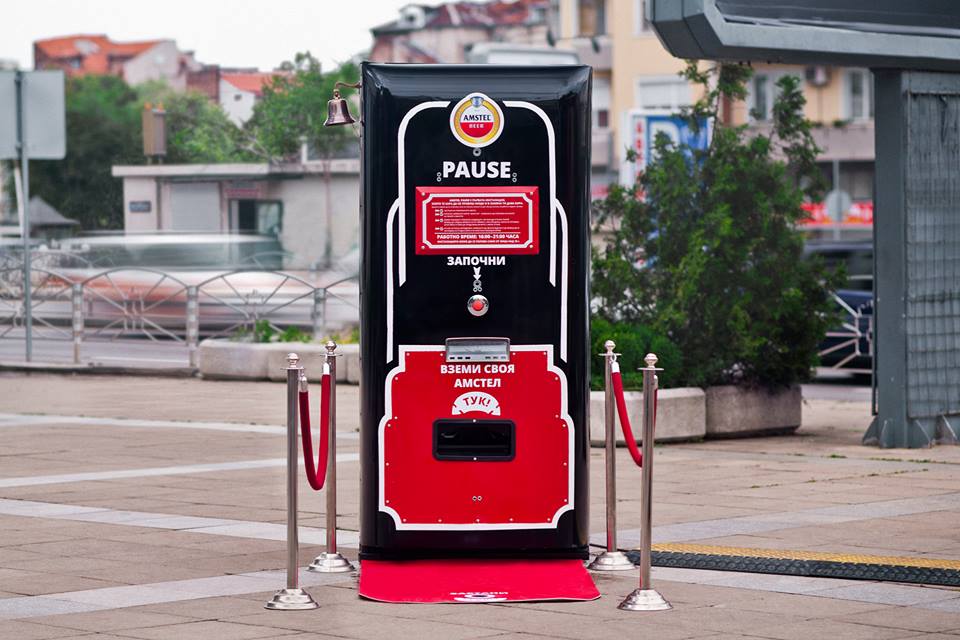 • Moscow, for the Sochi Olympic Games: free train tickets if you do 30 squats in two minutes (quite ableist)• Moët’s vending machines in Selfridges• Amstel’s ‘do nothing to get a free beer’ machine• Diet Coke’s ‘world’s thinnest vending machine’ (because, haha, dieting)