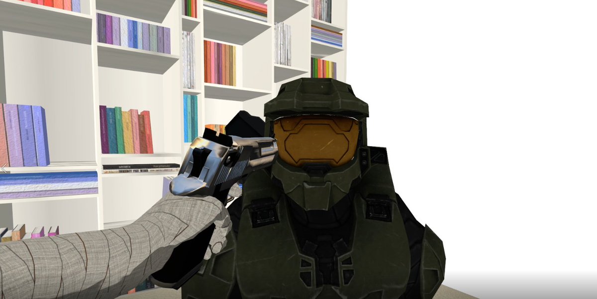 I'm holding this guy hostage until he completes his siege video