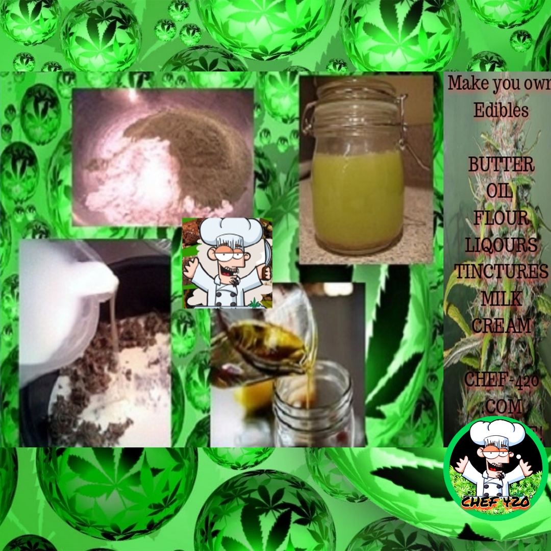 kenkadiddlehop1's tweet photo. Make your own Edibles, EASY-FREE recipes CHEF 420 showes you how Easy it Is!
>>> https://t.co/jPYoRfieXb
#chef420 #cannabiscures #cannabislife #CBD #edibles #higheats #highfood #infused #plantsnotpills #growyourown #MedicalMarijuana #Happy420 #420day #420blazeit https://t.co/iy8uLEGrn0