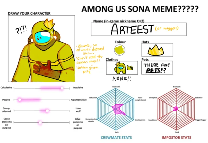 oop
#AmongUs #amongusOC #AmongUsSona 