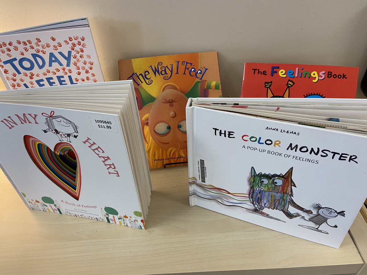 PineKinderWood's tweet photo. We have explored our feelings, and read lots of stories. We connected the most with The Color Monster. The sts wanted to create a spot to check in with each other to see how we are feeling and why. “Silly” added by request 😉. Now it’s part of our morning routine. #sd37 https://t.co/41Pq8eE1oj