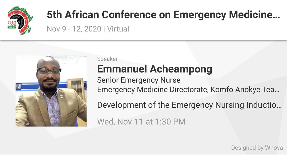 #AfCEM20 ⁦<a href="/emsoGH/">Emergency Medicine Society of Ghana-EMSOG</a>⁩ ⁦<a href="/ena_ghana/">Emergency Nurses Association-Ghana</a>⁩ ⁦<a href="/AfJEM/">Afr J Emerg Med</a>⁩ ⁦<a href="/afemafrica/">The African Federation for Emergency Medicine</a>⁩