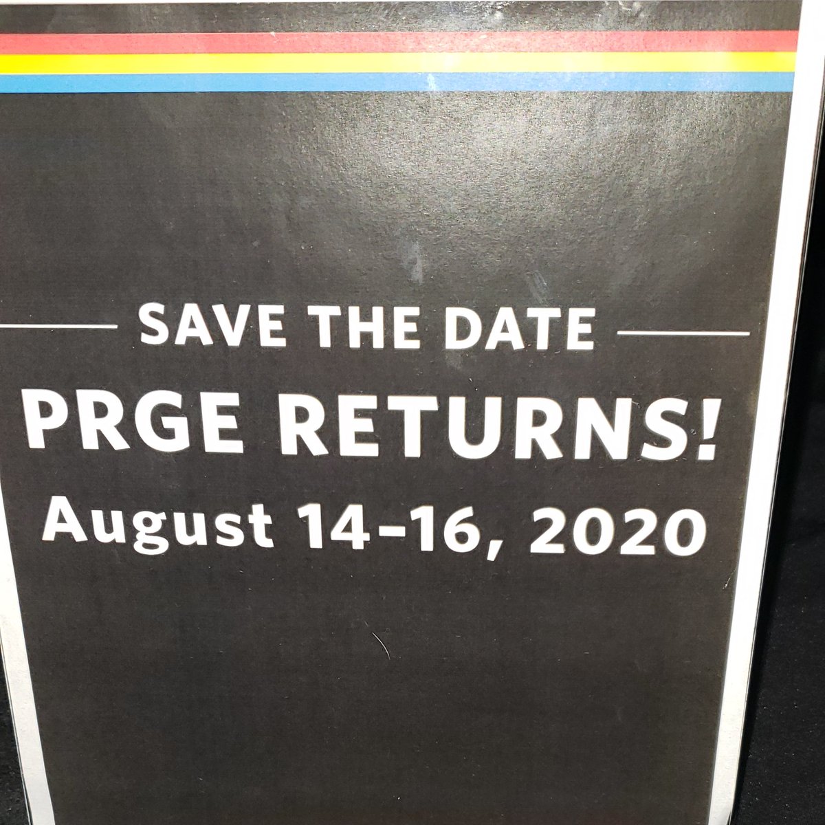 MightyQDawg's tweet photo. We conclude our #VirtualPRGEWeek reflections with #PRGE2019. More good times at the annual #CartridgeClub dinner, hanging out in one (of several) lines, and a glimpse of a future that should have been. https://t.co/q8IWiKmhoB