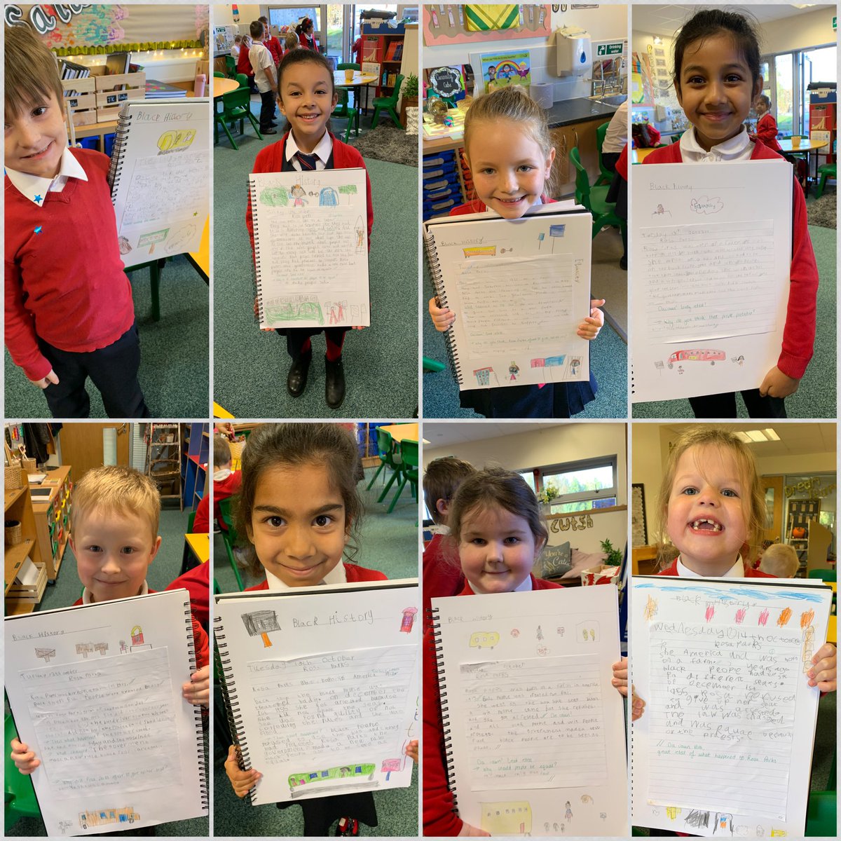 oldgupsyr2's tweet photo. As part of #BlackHistoryMonth 2GT have been learning all about Rosa Parks. I’ve been so impressed with their maturity , discussions and recount of the famous events ! Ymdrech dda year 2. #GUPSshine #GupsLit @GlanUskPS @mrthomas_blaker https://t.co/kw3XlnglIv