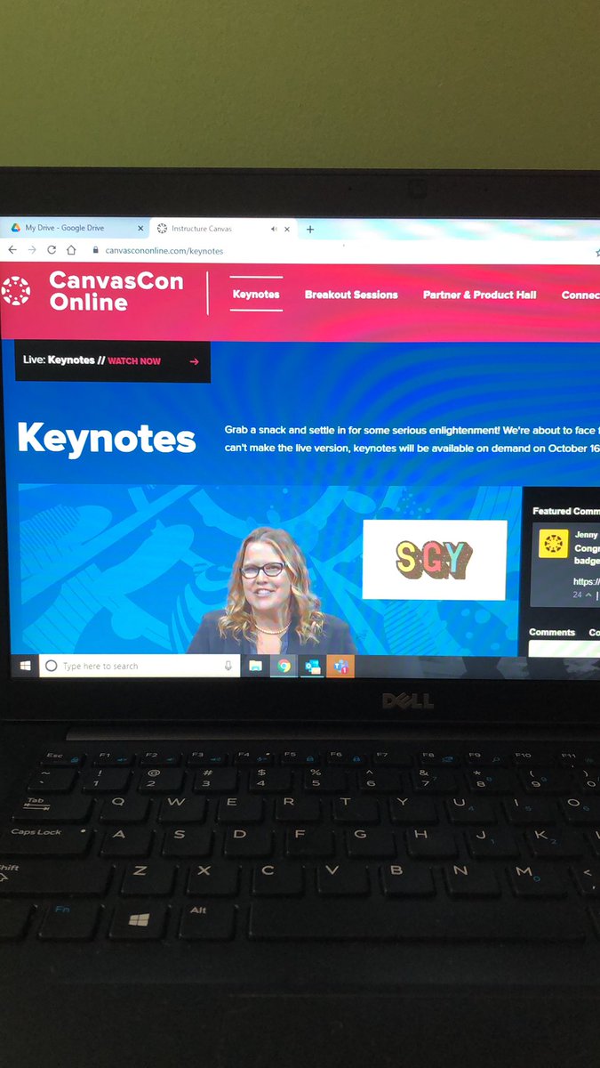 PolyglotPerezM's tweet photo. Attending virtual professional learning today at Canvascon to learn more about our DPS LMS! @DPS_K12C_I @CanvasLMS #wearedps #wearestilldps https://t.co/D1Vwe1G1eS