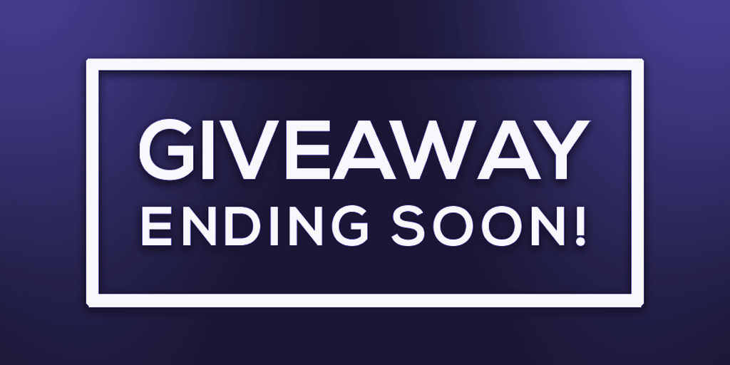 Our #giveaway will end later today. Last chance to enter 
⏱⏱⏱