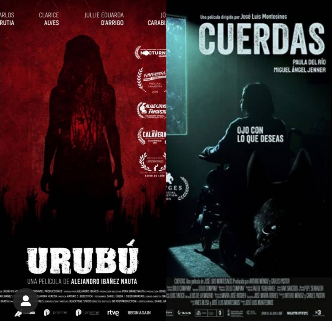 cineespanol's tweet image. Las películas españolas de terror "Cuerdas" de #joseluismontesinos y "Urubú" de @alexibaneznauta arrasan en el festival de cine Fantástico de Manchester @grimmfest @claricealvesv @Pauladelrio28 @beginagainfilms elblogdecineespanol.com/?p=56377