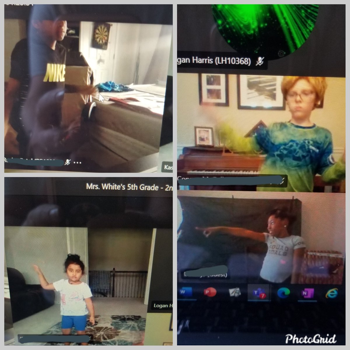 School wide Dance party happens even when you are digital!! Even the littles get in on the action! <a href="/ccstempta/">Clark Creek STEM PTA</a> <a href="/ClarkCreekSTEM/">Joey Moss</a> #boosterthon