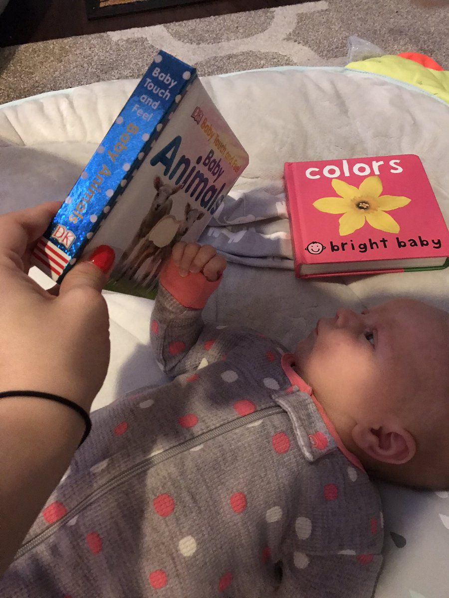 Never too early to start raising a reader 💗