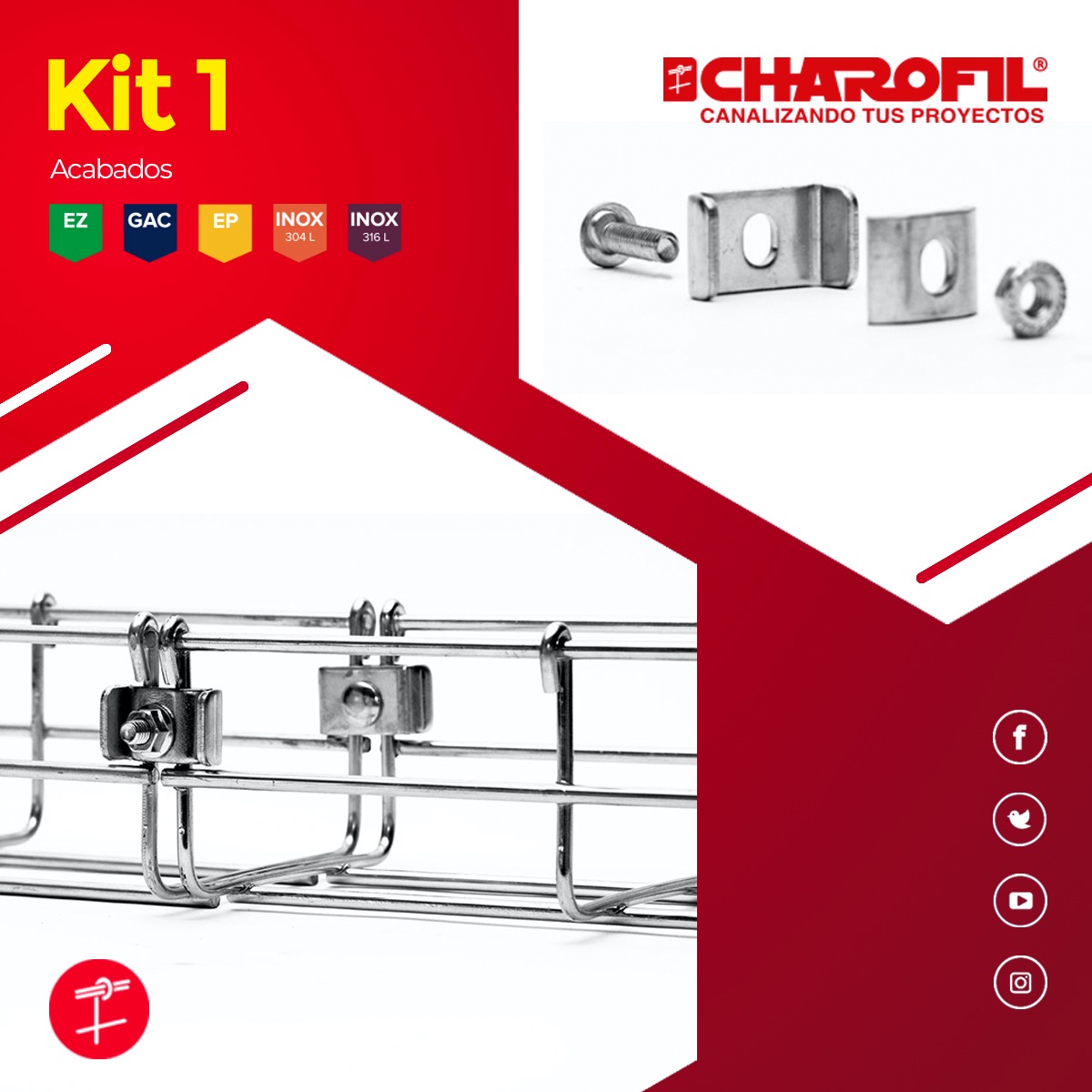 Charofil's tweet photo. Simplifica tus instalaciones con nuestro Kit 1.
Fabricado en acero al carbón rolado en frio, aplica para unión en todos los anchos.
#IndustriaElectrica #Electricistas #IngenieriaElectrica #HechoEnMexico #Charofil #IndustriaMexicana #MaterialesElectricos #AccesoriosDeUnion #Kit1 https://t.co/RFYBqCn7pY