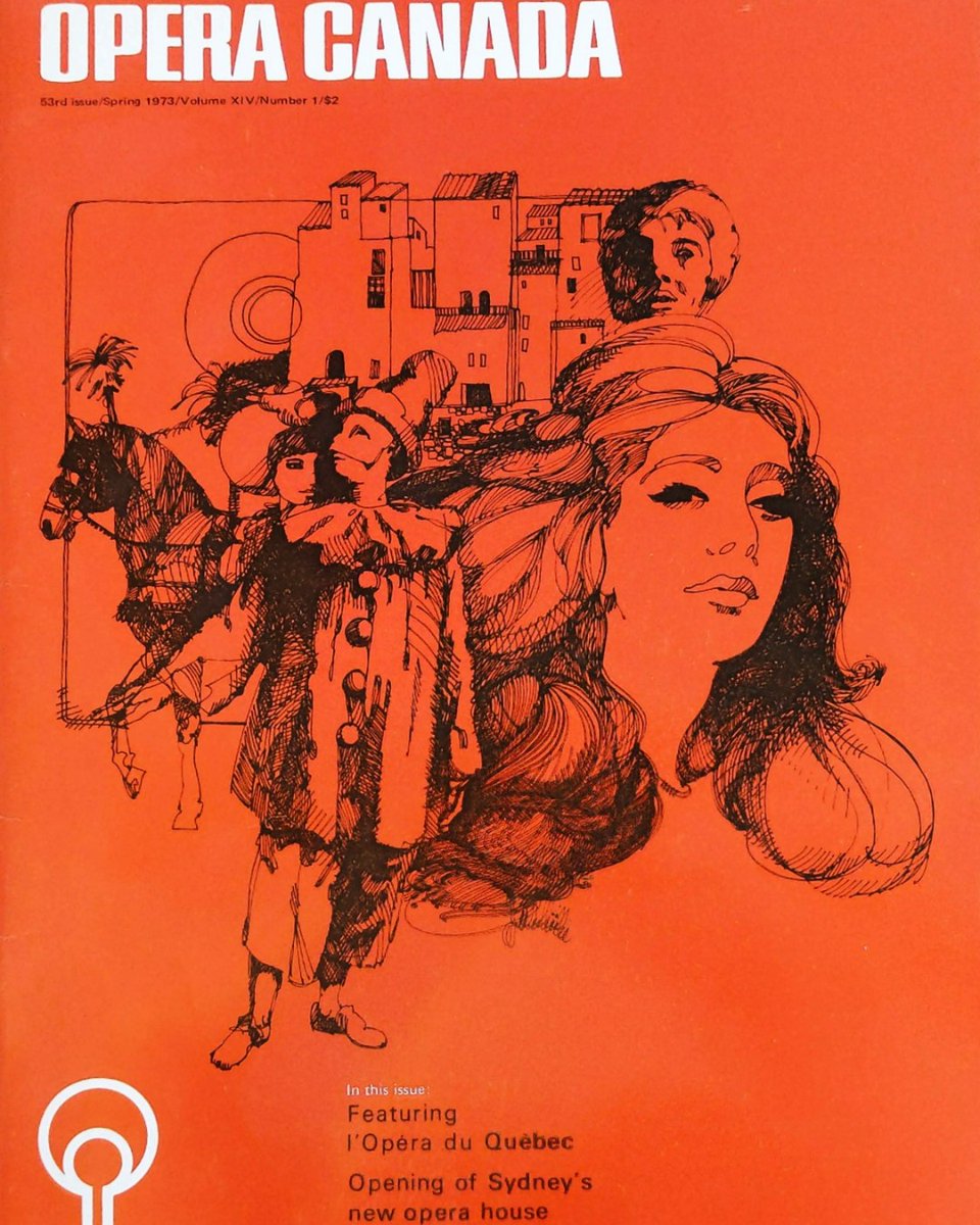 OperaCanada's tweet photo. A splash of red for today's #retrocover, where the more you look, the more you see. And hi there, @OperaDeQuebec and @SydOperaHouse!
Taken from vol. 14, no.1, Spring 1973.
#opera
#canadianopera
#sydneyoperahouse
#vintagemagazine
#cover
#magazinecover
#OC60 https://t.co/16Lq6pYRIl