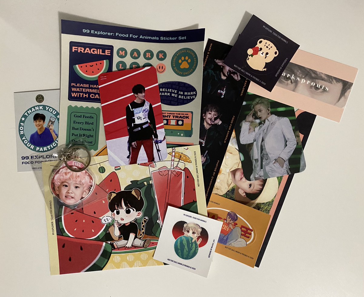kpoppingg's tweet photo. Thank you so much !!!! I am not gonna even lie I screamed when it arrived 😆😆💚💚💚<3 #marksproutsfb #99Explorer @Mark_n_friends @marksprouts @march_studio @CapableMelon https://t.co/vwaHP9p56S