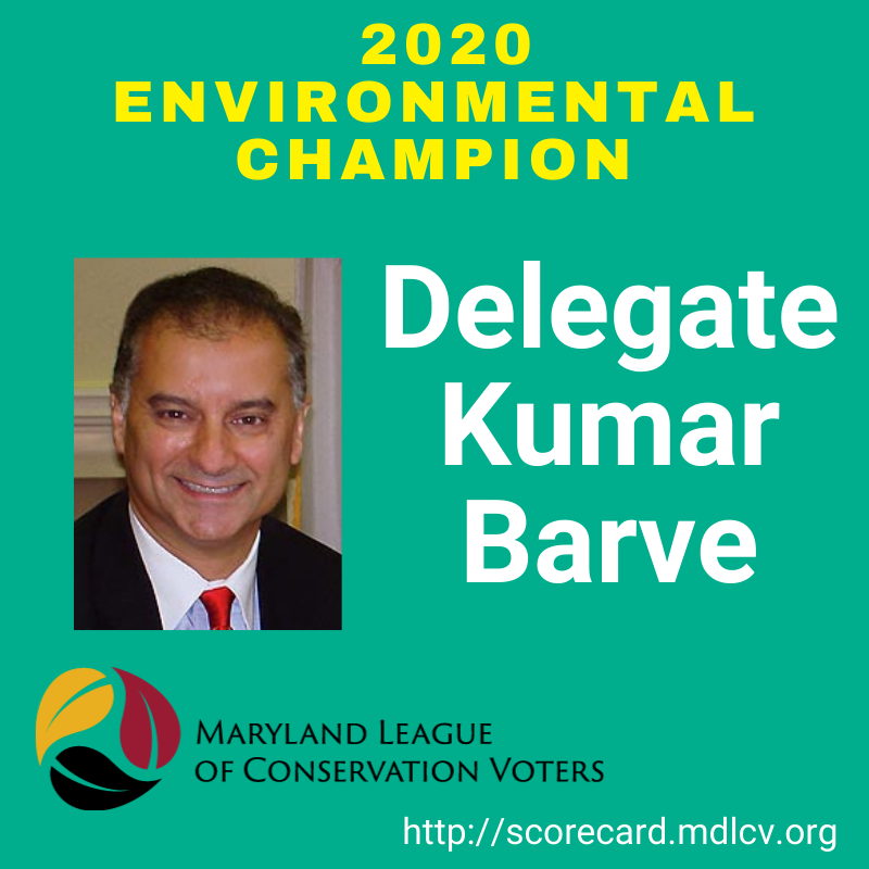 MDLCV's tweet photo. Thank you Environmental Champion, Delegate Kumar Barve @KumarBarve for your commitment to protecting Maryland's air, land, water, and communities! Check out our full list here: https://t.co/xJNvkQrboD #MDLCVScore #EnvironmentalChamp https://t.co/VZjszaWKry