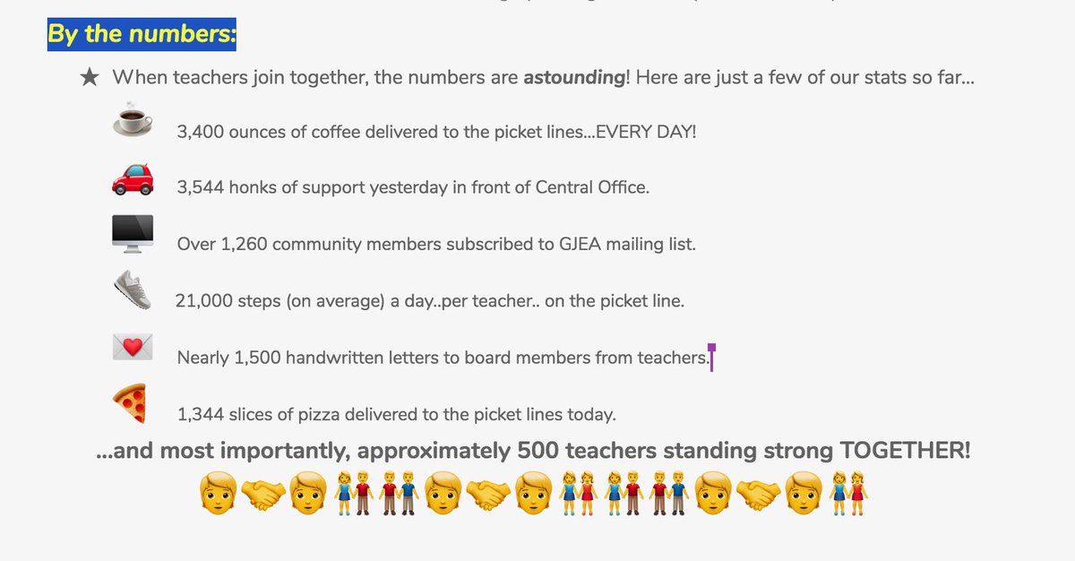 We are charged up. Our community is with us. We are stronger together! Check the stats from the picket lines: